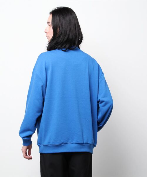 8(eight)(エイト)の「カレッジ刺繍スウェット(スウェット・メンズ・アッシュグレー/ブラック/ブルー/ライトグリーン/その他1/その他2・LARGE/MEDIUM)」の8枚目の写真