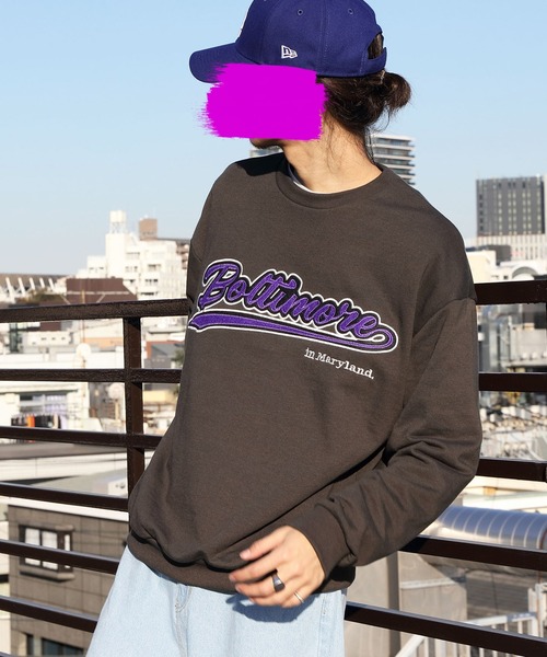 8(eight)(エイト)の「カレッジ刺繍スウェット(スウェット・メンズ・アッシュグレー/ブラック/ブルー/ライトグリーン/その他1/その他2・LARGE/MEDIUM)」の10枚目の写真