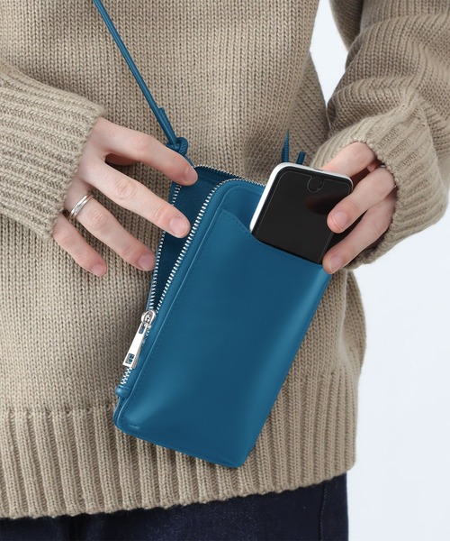 COLONY 2139（コロニートゥーワンスリーナイン）の「スマホお財布ミニショルダーバッグ（ショルダーバッグ・レディース・ブラック/ピンク/シルバー/イエロー/アイボリー/ブラック系その他/ブルー・FREE）」の5枚目の写真