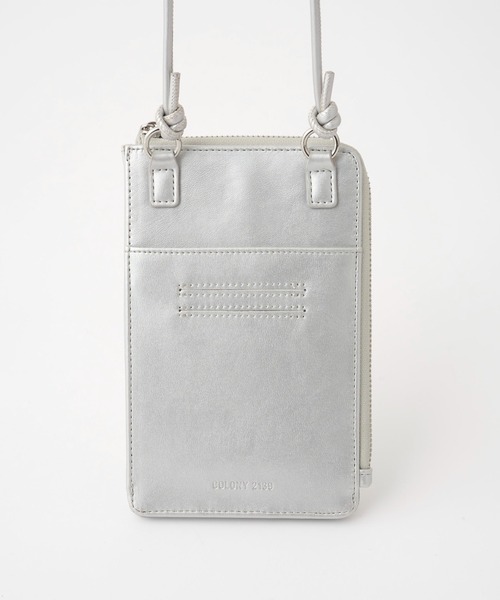 COLONY 2139（コロニートゥーワンスリーナイン）の「スマホお財布ミニショルダーバッグ（ショルダーバッグ・レディース・ブラック/ピンク/シルバー/イエロー/アイボリー/ブラック系その他/ブルー・FREE）」の22枚目の写真