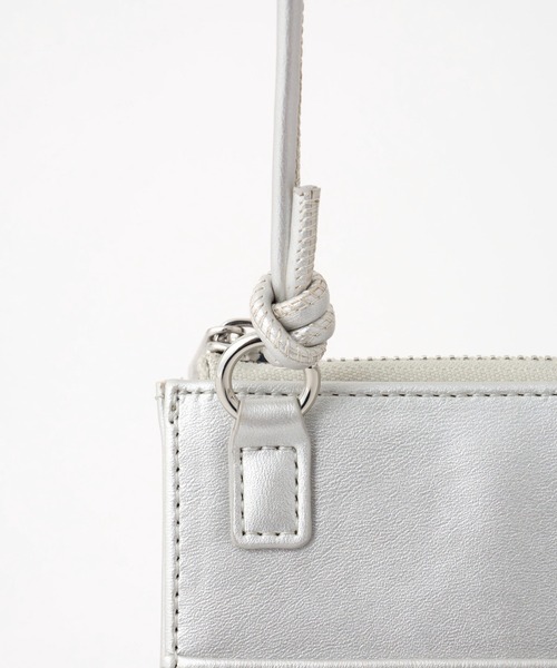 COLONY 2139（コロニートゥーワンスリーナイン）の「スマホお財布ミニショルダーバッグ（ショルダーバッグ・レディース・ブラック/ピンク/シルバー/イエロー/アイボリー/ブラック系その他/ブルー・FREE）」の12枚目の写真