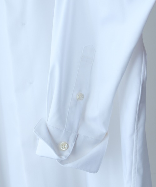 Lui's（ルイス）の「バンブーレーヨンサテンダブルカフスシャツ（シャツ/ブラウス・メンズ・ブラック/ホワイト・SMALL/MEDIUM）」の10枚目の写真