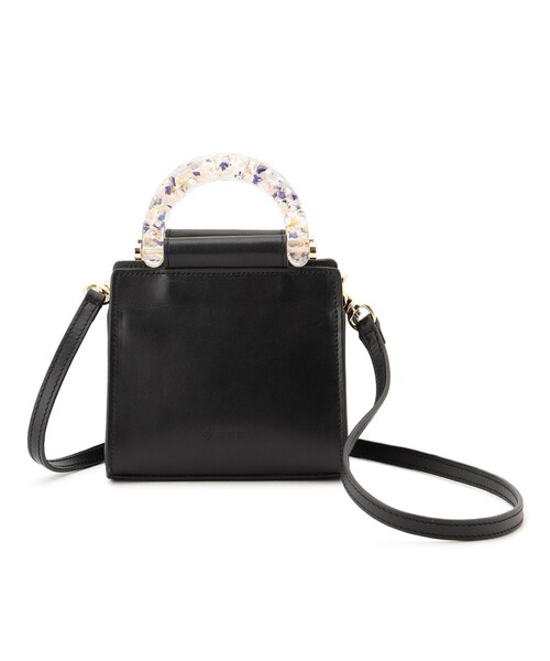 ANEVER（アンエバー）の「【CATTLEYA】マイクロミニ ハンドバッグ（ショルダーバッグ・レディース・ホワイト系/ブラック系・F）」の6枚目の写真