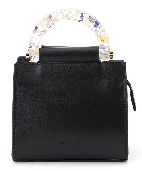 ANEVER（アンエバー）の「【CATTLEYA】マイクロミニ ハンドバッグ（ショルダーバッグ・レディース・ホワイト系/ブラック系・F）」の5枚目の写真