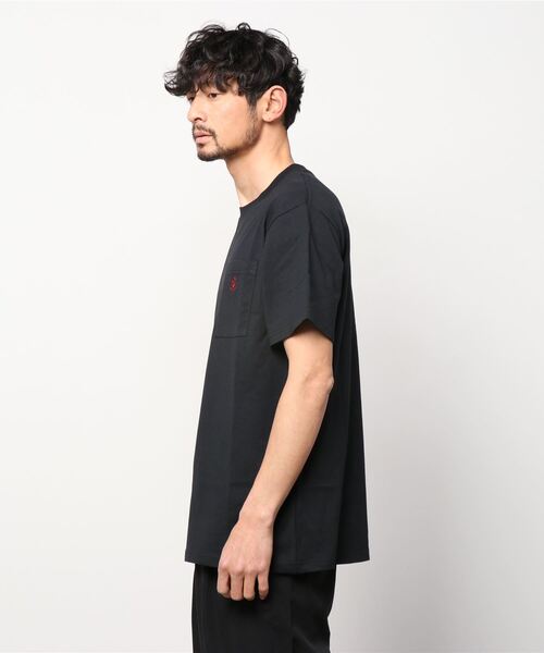 Gramicci（グラミチ）の「【GRAMICCI / グラミチ】ONE POINT TEE ワンポイントＴシャツ（Tシャツ/カットソー・メンズ・レッド系その他/ブラック/ネイビー/ホワイト/パープル系その他/グレー系その他7/ブルー系その他7/ブラック系その他/パープル・L/M/XXL/S/XL）」の10枚目の写真
