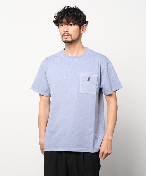 Gramicci（グラミチ）の「【GRAMICCI / グラミチ】ONE POINT TEE ワンポイントＴシャツ（Tシャツ/カットソー・メンズ・レッド系その他/ブラック/ネイビー/ホワイト/パープル系その他/グレー系その他7/ブルー系その他7/ブラック系その他/パープル・L/M/XXL/S/XL）」の8枚目の写真