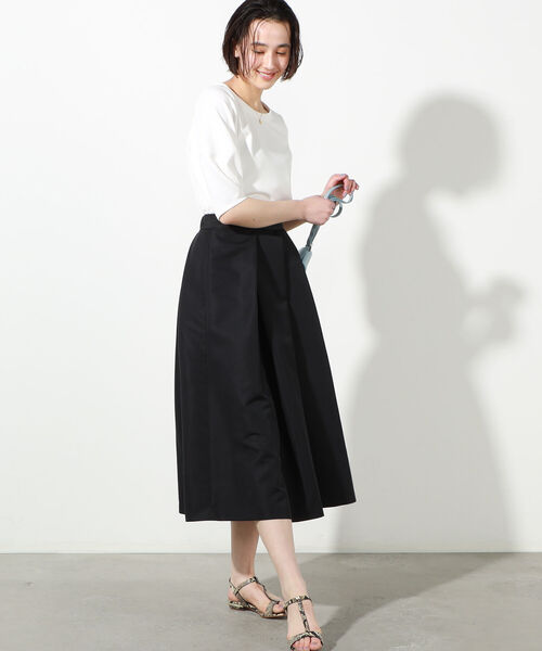 NOLLEY’S Sophi(ノーリーズソフィ)の「ダンボールプルオーバーカットソー(Tシャツ/カットソー・レディース・ホワイト/ブラック/ベージュ・38/36)」の12枚目の写真
