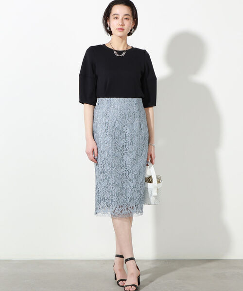 NOLLEY’S Sophi(ノーリーズソフィ)の「ダンボールプルオーバーカットソー(Tシャツ/カットソー・レディース・ホワイト/ブラック/ベージュ・38/36)」の19枚目の写真
