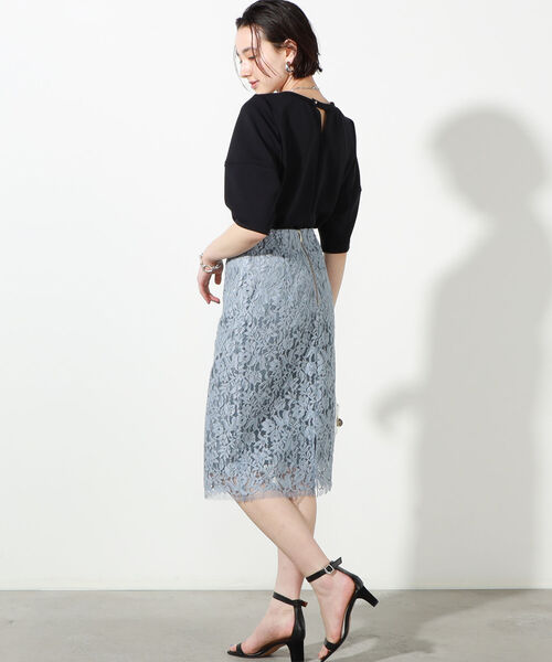NOLLEY’S Sophi(ノーリーズソフィ)の「ダンボールプルオーバーカットソー(Tシャツ/カットソー・レディース・ホワイト/ブラック/ベージュ・38/36)」の21枚目の写真
