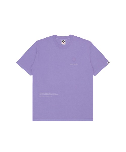 AAPE BY A BATHING APE(エーエイプバイアベイシングエイプ)の「AAPE NOW SHORT SLEEVE TEE(Tシャツ/カットソー・メンズ・パープル系その他2/グリーン系その他7/ブラック/ブルー系その他/グレー系その他3・X-LARGE/MEDIUM/LARGE/SMALL/XX-LARGE)」の5枚目の写真