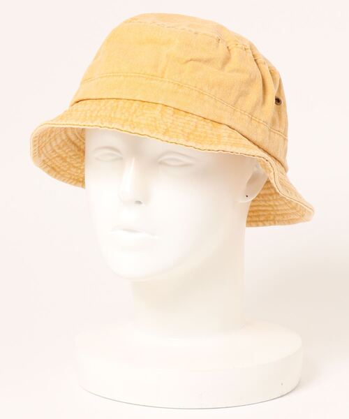 BEAVER(ビーバー)の「MEGA CAP/メガキャップ Pigment Dyed Twill Washed Bucket Hat ハット(ハット・メンズ・ブラック/ベージュ/オリーブ/イエロー/その他・LARGE)」の4枚目の写真