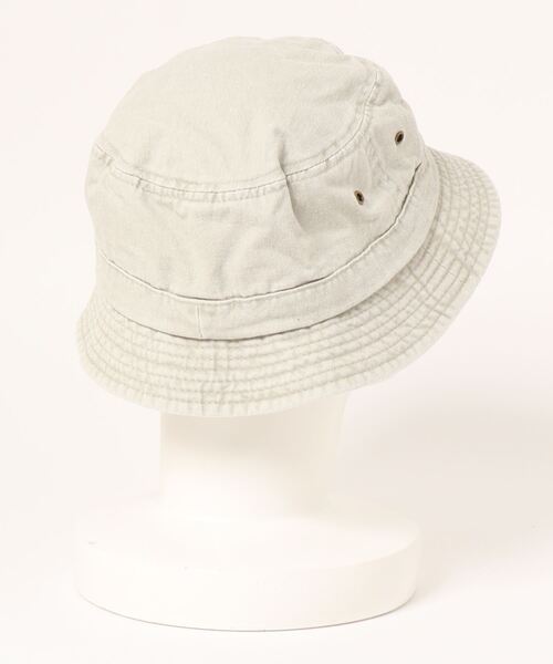 BEAVER(ビーバー)の「MEGA CAP/メガキャップ Pigment Dyed Twill Washed Bucket Hat ハット(ハット・メンズ・ブラック/ベージュ/オリーブ/イエロー/その他・LARGE)」の6枚目の写真