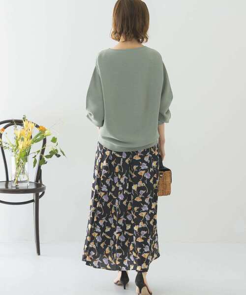 URBAN RESEARCH ROSSO（アーバンリサーチロッソ）の「デザインガーターホールニット（ニット/セーター・レディース・アイボリー/グリーン系その他/オレンジ系その他・FREE）」の11枚目の写真