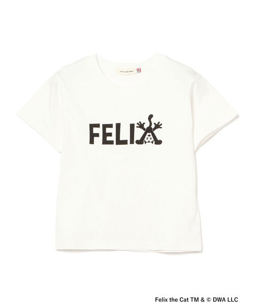 GOOD ROCK SPEED（グッドロックスピード）の「GOOD ROCK SPEED / FELIX ミニ Tシャツ（Tシャツ/カットソー・レディース・ホワイト・ONE SIZE）」の5枚目の写真