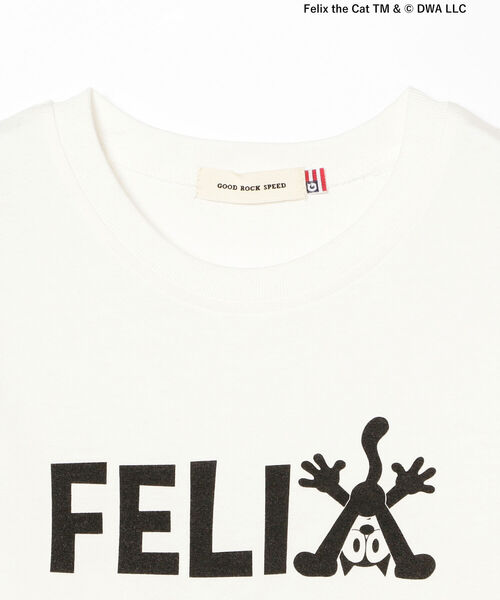 GOOD ROCK SPEED（グッドロックスピード）の「GOOD ROCK SPEED / FELIX ミニ Tシャツ（Tシャツ/カットソー・レディース・ホワイト・ONE SIZE）」の6枚目の写真