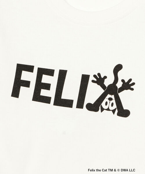 GOOD ROCK SPEED（グッドロックスピード）の「GOOD ROCK SPEED / FELIX ミニ Tシャツ（Tシャツ/カットソー・レディース・ホワイト・ONE SIZE）」の7枚目の写真