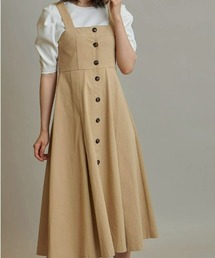 デニムジャンバースカート