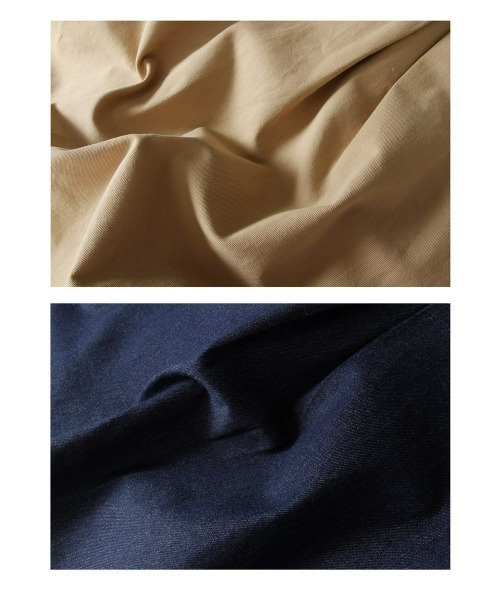 &. NOSTALGIA（アンドドットノスタルジア）の「デニムジャンバースカート（ジャンパースカート・レディース・ベージュ/インディゴブルー・FREE）」の4枚目の写真