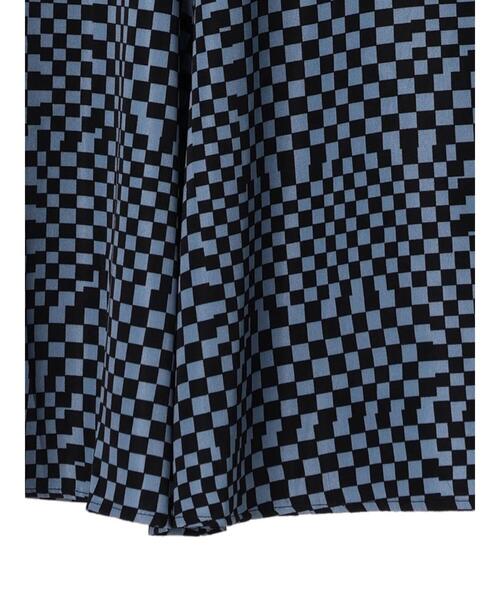 Green　Parks（グリーンパークス）の「・SUGAR SPOON チェッカーptマーメイドスカート（スカート・レディース・オフホワイト/ベージュ/ブルー・FREE）」の19枚目の写真