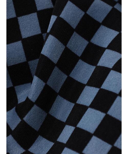 Green　Parks（グリーンパークス）の「・SUGAR SPOON チェッカーptマーメイドスカート（スカート・レディース・オフホワイト/ベージュ/ブルー・FREE）」の7枚目の写真