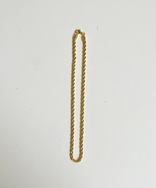 PT（ピーティ）の「Pt(ピーティー) ねじりチェーンネックレス（ネックレス・レディース・シルバー/ゴールド・ONE SIZE）」の9枚目の写真