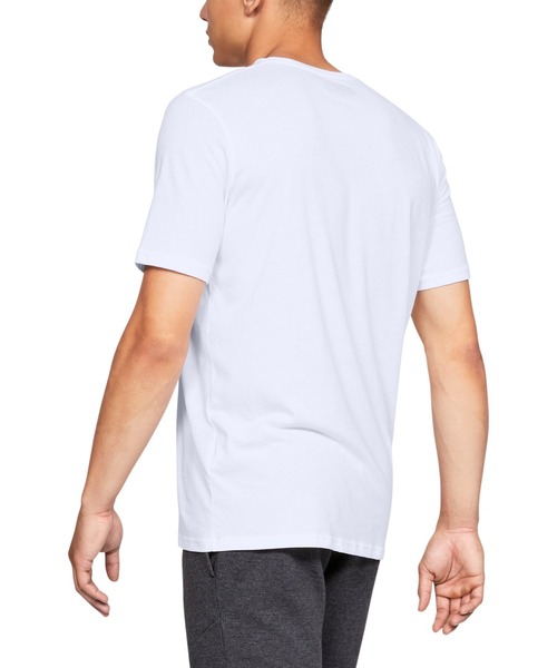 UNDER ARMOUR(アンダーアーマー)の「UAスポーツスタイルロゴ ショートスリーブ Tシャツ(トレーニング/メンズ)(Tシャツ/カットソー・メンズ・ネイビー/グレー/ブラック/ホワイト・L/XXL/S/M/XL/3XL)」の9枚目の写真