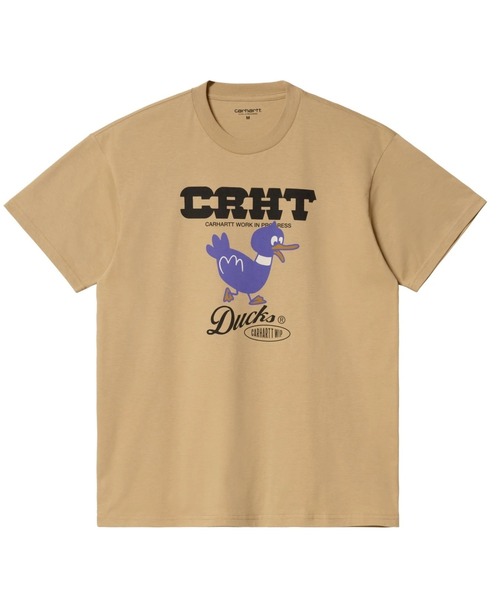 Carhartt WIP(カーハートダブリューアイピー)の「Carhartt WIP/カーハート ダブリューアイピー カーハートダックスTシャツ I030207(Tシャツ/カットソー・メンズ・ブラック/ホワイト/ベージュ・L/M/XL/S)」の3枚目の写真