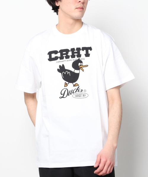 Carhartt WIP(カーハートダブリューアイピー)の「Carhartt WIP/カーハート ダブリューアイピー カーハートダックスTシャツ I030207(Tシャツ/カットソー・メンズ・ブラック/ホワイト/ベージュ・L/M/XL/S)」の10枚目の写真
