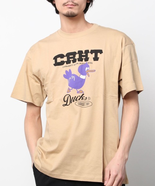 Carhartt WIP(カーハートダブリューアイピー)の「Carhartt WIP/カーハート ダブリューアイピー カーハートダックスTシャツ I030207(Tシャツ/カットソー・メンズ・ブラック/ホワイト/ベージュ・L/M/XL/S)」の11枚目の写真