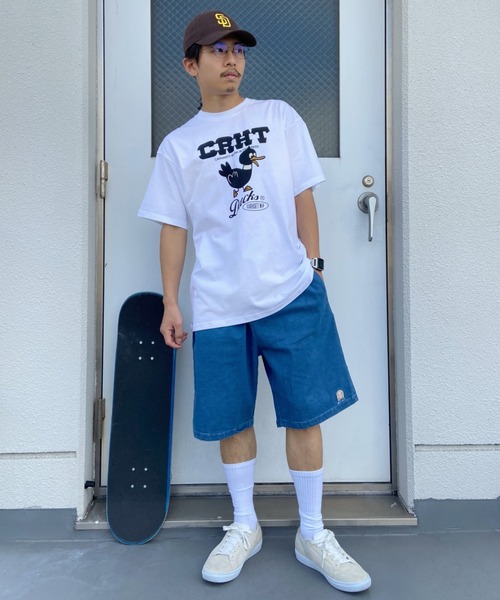 Carhartt WIP(カーハートダブリューアイピー)の「Carhartt WIP/カーハート ダブリューアイピー カーハートダックスTシャツ I030207(Tシャツ/カットソー・メンズ・ブラック/ホワイト/ベージュ・L/M/XL/S)」の18枚目の写真