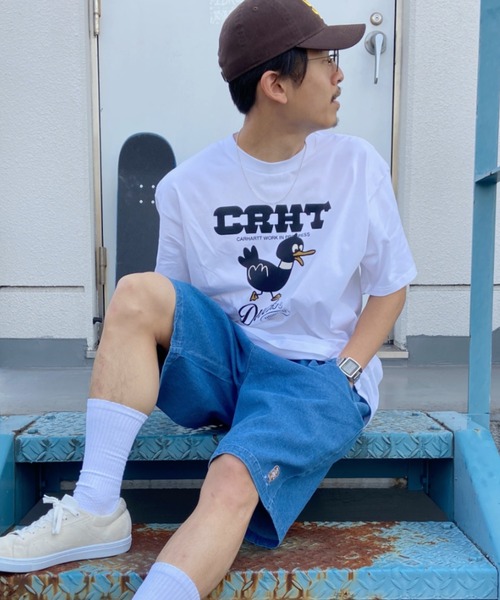 Carhartt WIP(カーハートダブリューアイピー)の「Carhartt WIP/カーハート ダブリューアイピー カーハートダックスTシャツ I030207(Tシャツ/カットソー・メンズ・ブラック/ホワイト/ベージュ・L/M/XL/S)」の16枚目の写真
