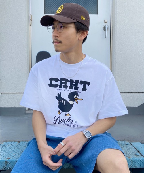 Carhartt WIP(カーハートダブリューアイピー)の「Carhartt WIP/カーハート ダブリューアイピー カーハートダックスTシャツ I030207(Tシャツ/カットソー・メンズ・ブラック/ホワイト/ベージュ・L/M/XL/S)」の15枚目の写真