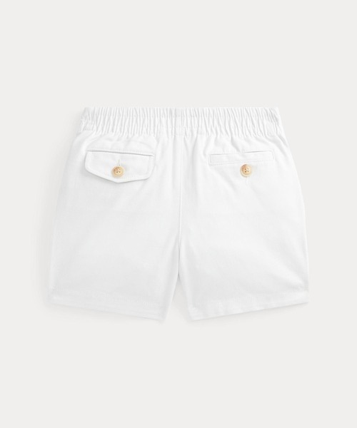POLO RALPH LAUREN CHILDRENSWEAR(ポロ ラルフ ローレン チルドレンズウェア)の「リラックスド フィット フレックス アブレージョン ツイル ショートパンツ(その他パンツ・キッズ・ホワイト・12M/18M/24M)」の4枚目の写真