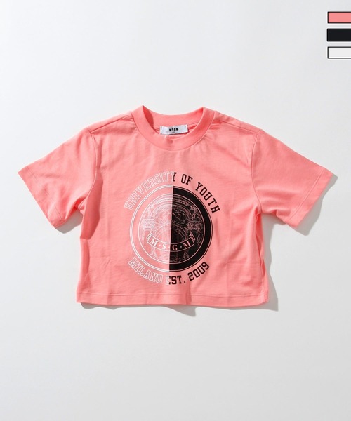 MSGM（エムエスジーエム）の「MSGM(エムエスジーエム)Kids & Junior プリント半袖Tシャツ（Tシャツ/カットソー・キッズ・ホワイト/ブラック/ピンク・4Y/10Y/12Y/14Y/6Y/8Y）」の13枚目の写真