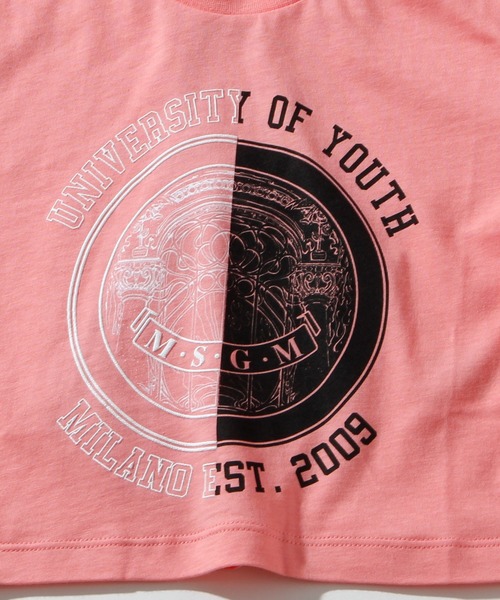 MSGM（エムエスジーエム）の「MSGM(エムエスジーエム)Kids & Junior プリント半袖Tシャツ（Tシャツ/カットソー・キッズ・ホワイト/ブラック/ピンク・4Y/10Y/12Y/14Y/6Y/8Y）」の16枚目の写真