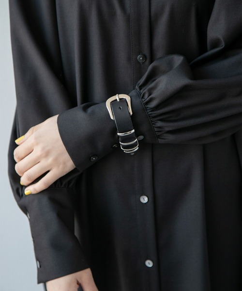 HARE（ハレ）の「ベルトデザインバングル(HARE)（バングル/リストバンド・レディース・ブラック/クリア・FREE）」の8枚目の写真