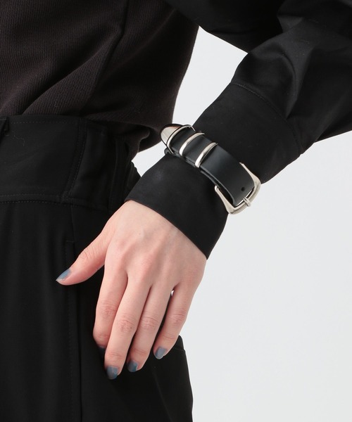 HARE（ハレ）の「ベルトデザインバングル(HARE)（バングル/リストバンド・レディース・ブラック/クリア・FREE）」の10枚目の写真