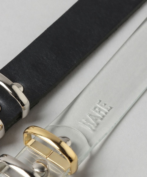 HARE（ハレ）の「ベルトデザインバングル(HARE)（バングル/リストバンド・レディース・ブラック/クリア・FREE）」の20枚目の写真