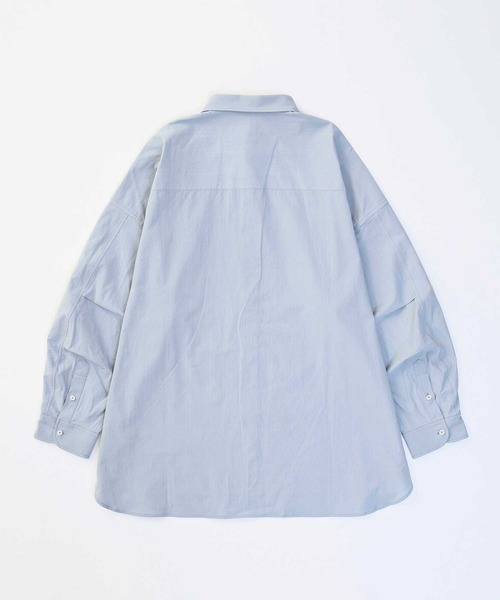 VICTIM（ヴィクティム）の「VICTIM ヴィクティム / BIG SHIRTS / VTM-22-S-019（シャツ/ブラウス・メンズ・グレイッシュブルー/ホワイト/ライトブルー・L/M）」の5枚目の写真