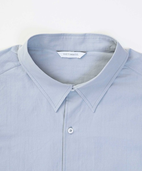 VICTIM（ヴィクティム）の「VICTIM ヴィクティム / BIG SHIRTS / VTM-22-S-019（シャツ/ブラウス・メンズ・グレイッシュブルー/ホワイト/ライトブルー・L/M）」の6枚目の写真