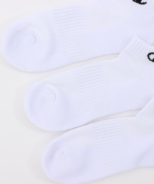 Champion（チャンピオン）の「【Champion/チャンピオン】メンズ レディース 【３足組】 スニーカーインソックス【ハーフパイル】（ソックス/靴下・メンズ・ホワイト/ブラック/シルバーグレー・SMALL/MEDIUM）」の6枚目の写真
