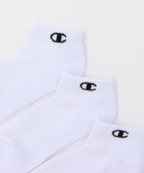 Champion（チャンピオン）の「【Champion/チャンピオン】メンズ レディース 【３足組】 スニーカーインソックス【ハーフパイル】（ソックス/靴下・メンズ・ホワイト/ブラック/シルバーグレー・SMALL/MEDIUM）」の5枚目の写真