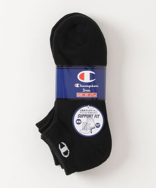 Champion（チャンピオン）の「【Champion/チャンピオン】メンズ レディース 【３足組】 スニーカーインソックス【ハーフパイル】（ソックス/靴下・メンズ・ホワイト/ブラック/シルバーグレー・SMALL/MEDIUM）」の13枚目の写真