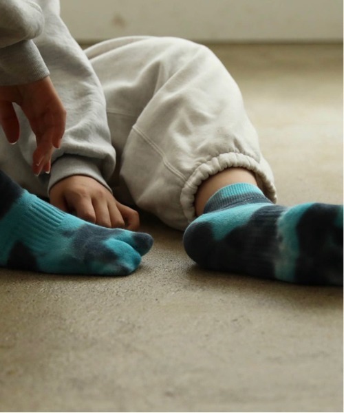 NODAL（ノーダル）の「NODAL/ノーダル TIEDYE SHORT SOCKS（ソックス/靴下・メンズ・ブルー/レッド/クリーム/グリーン/ネイビー/イエロー/チャコールグレー/ピンク/パープル/ライトグリーン・FREE）」の5枚目の写真