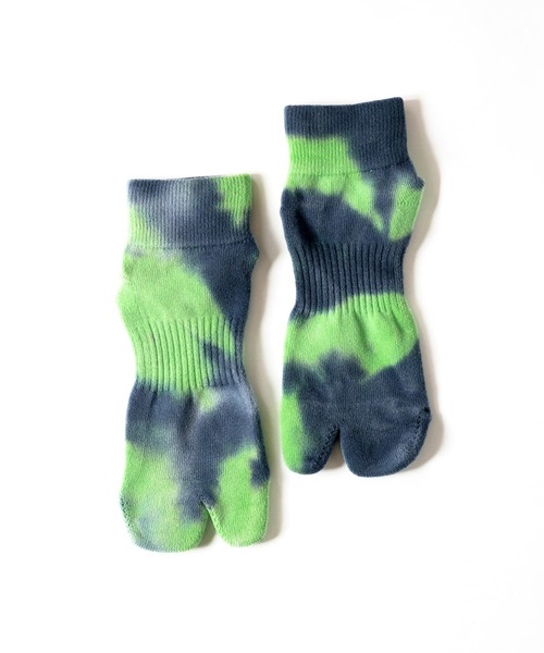 NODAL（ノーダル）の「NODAL/ノーダル TIEDYE SHORT SOCKS（ソックス/靴下・メンズ・ブルー/レッド/クリーム/グリーン/ネイビー/イエロー/チャコールグレー/ピンク/パープル/ライトグリーン・FREE）」の4枚目の写真