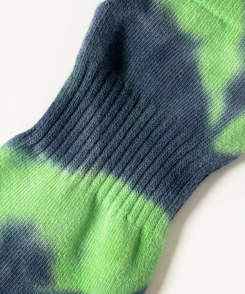 NODAL（ノーダル）の「NODAL/ノーダル TIEDYE SHORT SOCKS（ソックス/靴下・メンズ・ブルー/レッド/クリーム/グリーン/ネイビー/イエロー/チャコールグレー/ピンク/パープル/ライトグリーン・FREE）」の15枚目の写真