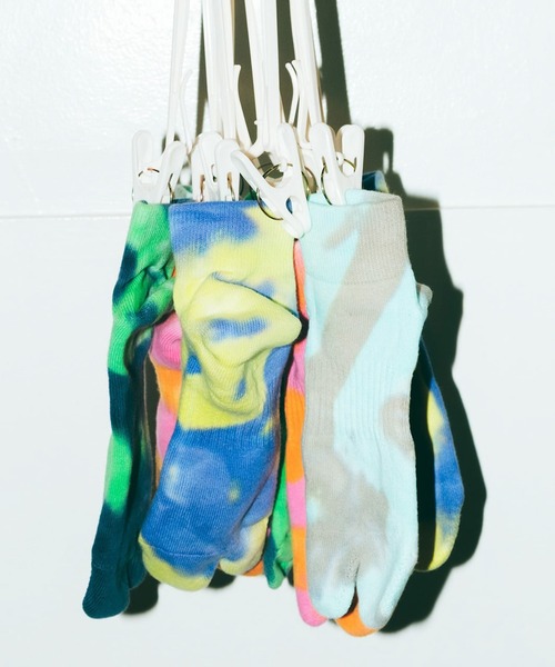 NODAL（ノーダル）の「NODAL/ノーダル TIEDYE SHORT SOCKS（ソックス/靴下・メンズ・ブルー/レッド/クリーム/グリーン/ネイビー/イエロー/チャコールグレー/ピンク/パープル/ライトグリーン・FREE）」の11枚目の写真