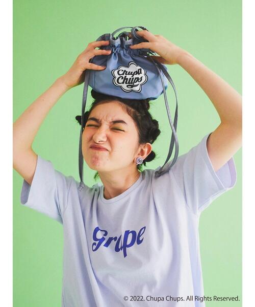 earth music&ecology（アースミュージックアンドエコロジー）の「ｃｈｕｐａ　ｃｈｕｐｓ　チュニックＴシャツ（チュニック・レディース・パープル/ブラウン/ピンク/イエロー/グリーン/アイボリー・FREE）」の15枚目の写真