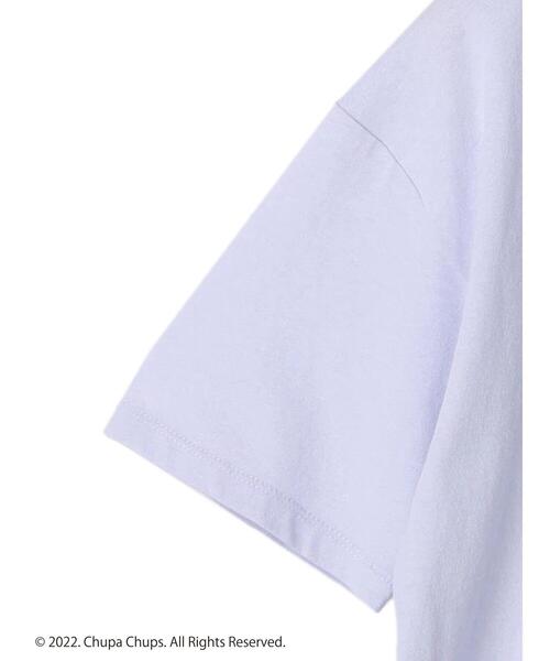 earth music&ecology（アースミュージックアンドエコロジー）の「ｃｈｕｐａ　ｃｈｕｐｓ　チュニックＴシャツ（チュニック・レディース・パープル/ブラウン/ピンク/イエロー/グリーン/アイボリー・FREE）」の21枚目の写真