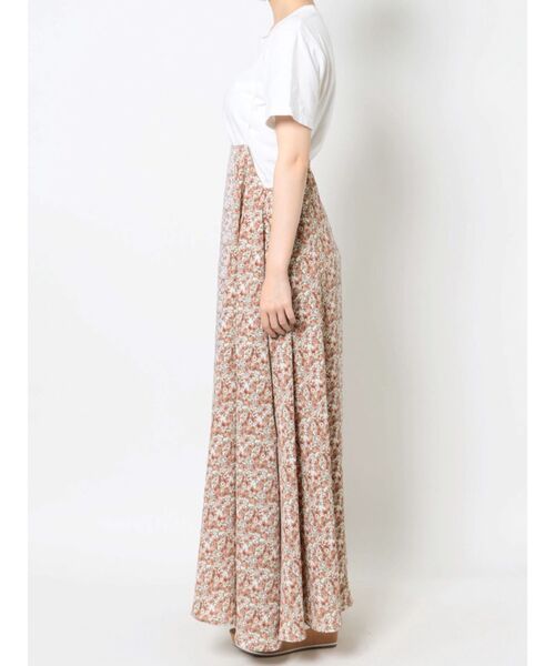 merry jenny（メリージェニー）の「floralストラップロングスカート（スカート・レディース・アイボリー/ブラック・FREE）」の21枚目の写真